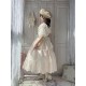 Miss Point Point Garden Embroidered 3-Tier Skirt(Reservation/3 Colours/Full Payment Without Shipping)